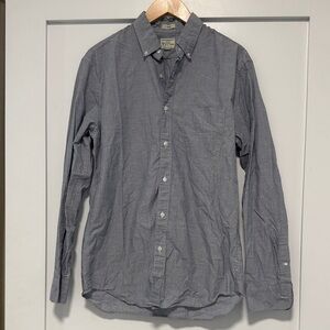 J. Crew Men's Blue Casual Button-Down Shirt